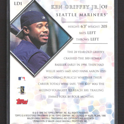 1998 Topps Lords of the Diamond Ken Griffey Jr. #LD1