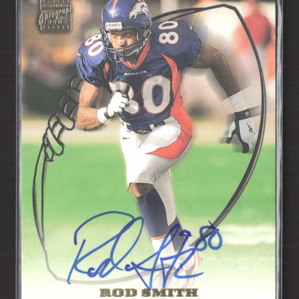 1999 Topps Autographs Rod Smith #A9 Auto