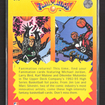 1993 Upper Deck Fanimation Michael Jordan Larry Bird #510
