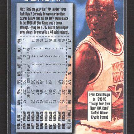 1997 Fleer NBA All-Star Retro Michael Jordan #312