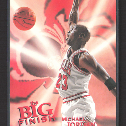 1996 SkyBox NBA Hoops The Big Finish Michael Jordan #176