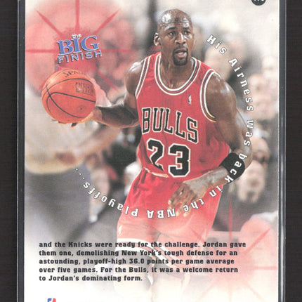 1996 SkyBox NBA Hoops The Big Finish Michael Jordan #176
