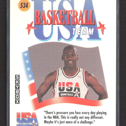 1992 SkyBox USA Basketball Michael Jordan #534