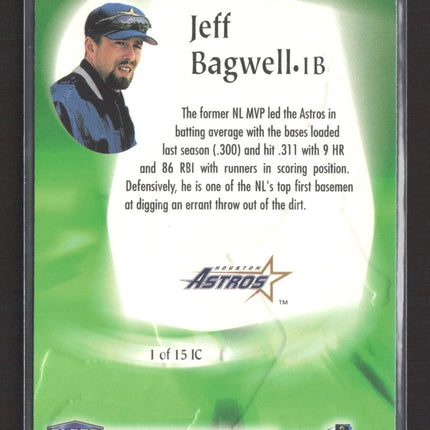 1998 Fleer Tradition In The Clutch Jeff Bagwell #1 IC