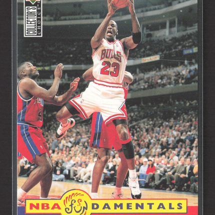 1996 Upper Deck Collector's Choice NBA Fundamentals Michael Jordan #195