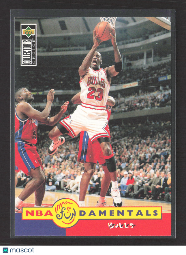 1996 Upper Deck Collector's Choice NBA Fundamentals Michael Jordan #195