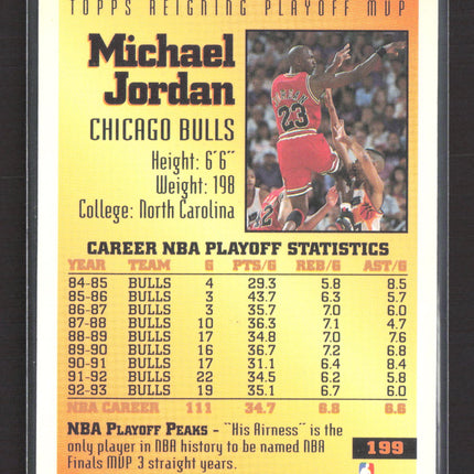 1994 Topps Michael Jordan #199