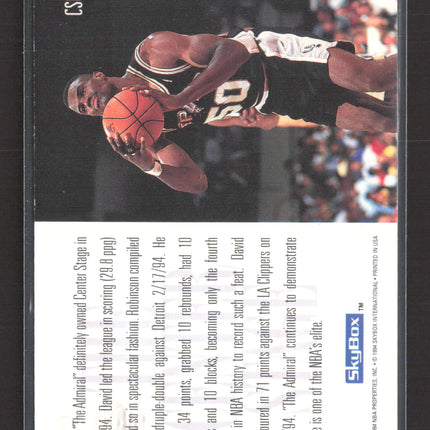 1994 SkyBox Center Stage David Robinson #CS6