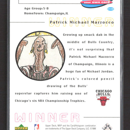 1999 Upper Deck MVP Draw Your Own Card Michael Jordan #W6