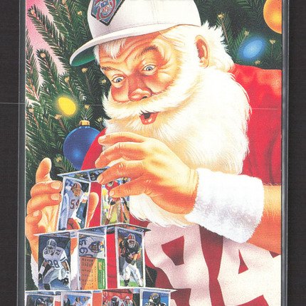 1994 Team NFL Christmas Santa Claus #N/A Checklist