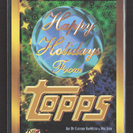 1997 Topps Holiday Mae Jeon Clifford VanMeter Holiday Card Santa Claus