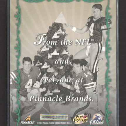 1997 Pinnacle Season's Greetings Kerry Collins Drew Bledsoe Dan Marino