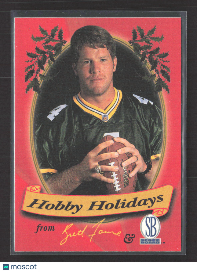 1997 Score Board Hobby Holidays Brett Favre