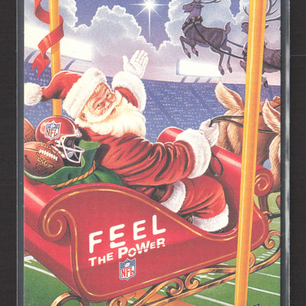 1997 NFL Properties Holiday Wishes Santa Claus
