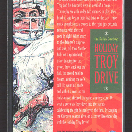 1997 Upper Deck Holiday Troy Drive Troy Aikman #N/A
