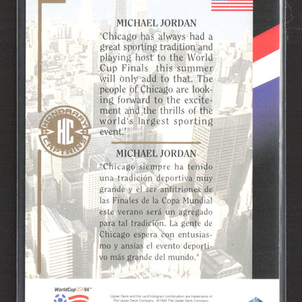 1994 Upper Deck World Cup USA Honorary Captains Michael Jordan #C6