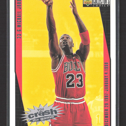 1997 Upper Deck Collector's Choice You Crash the Game Michael Jordan #C30
