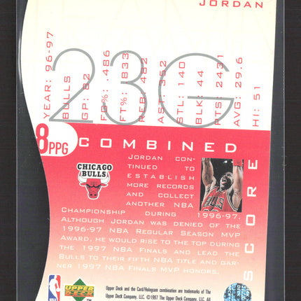 1997 Upper Deck Teammates Michael Jordan #T7