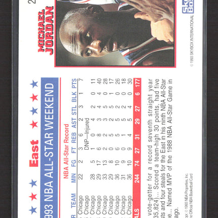 1993 SkyBox NBA Hoops Michael Jordan #257