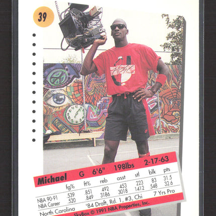 1991 SkyBox Michael Jordan #39
