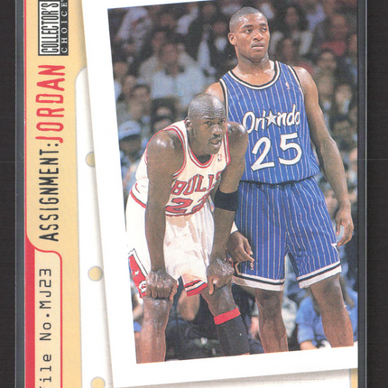 1996 Upper Deck Collector's Choice Nick Anderson Michael Jordan #362
