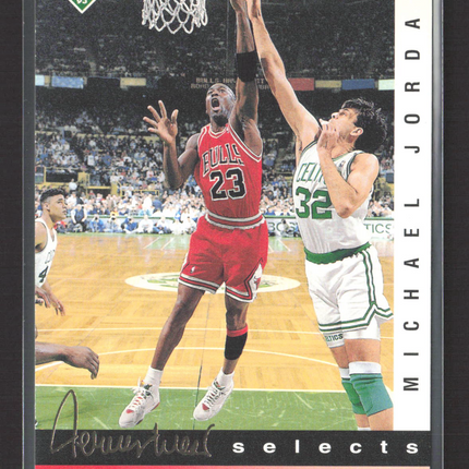 1992 Upper Deck Jerry West Selects Michael Jordan Jerry West #JW9