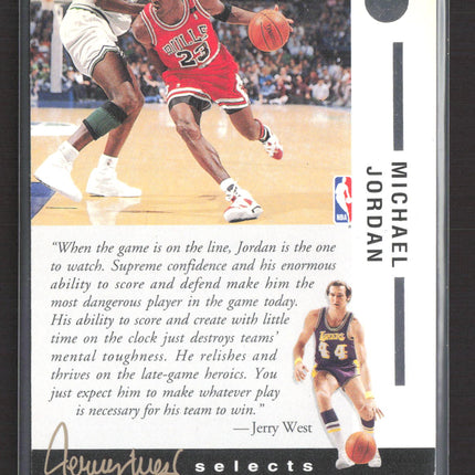 1992 Upper Deck Jerry West Selects Michael Jordan Jerry West #JW9
