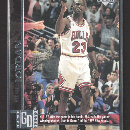 1997 Upper Deck Game Dated Michael Jordan #23-G