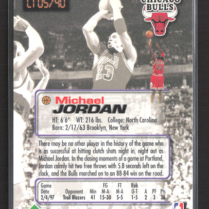 1997 Upper Deck Crunch Time Michael Jordan #CT05