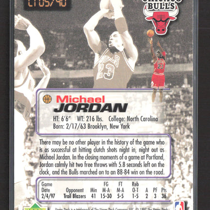 1997 Upper Deck Crunch Time Michael Jordan #CT05