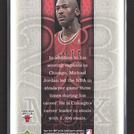 1999 Upper Deck MVP MJ Exclusives Michael Jordan #203