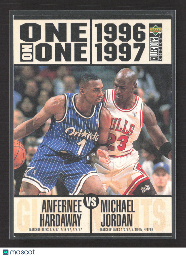 1996 Upper Deck Collector's Choice Anfernee Hardaway Michael Jordan #358