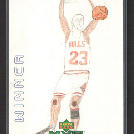 1999 Upper Deck MVP Draw Your Own Card Michael Jordan #W4