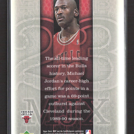 1999 Upper Deck MVP MJ Exclusives Michael Jordan #192