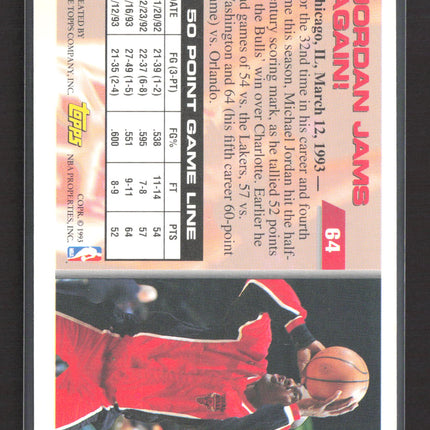 1993 Topps Gold Michael Jordan #64