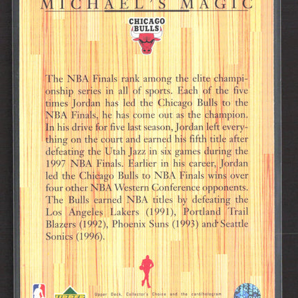 1997 Upper Deck Collector's Choice Michael Jordan #390