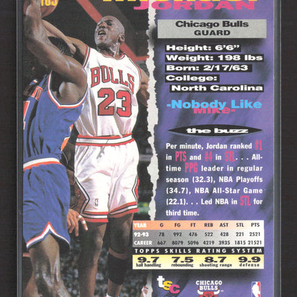 1993 Topps Stadium Club Michael Jordan #169