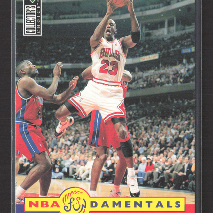 1996 Upper Deck Collector's Choice NBA Fun-damentals Michael Jordan #195