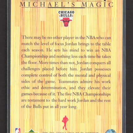 1997 Upper Deck Collector's Choice Michael Jordan #387