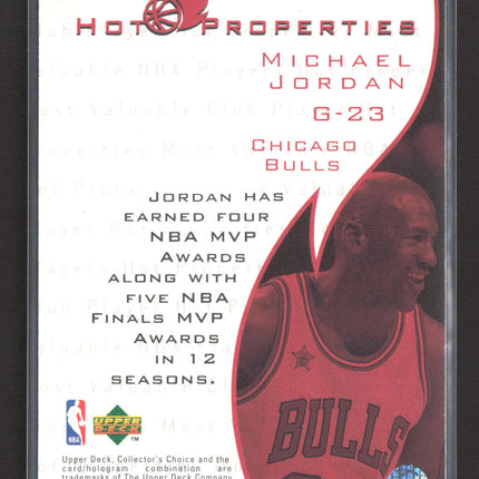 1997 Upper Deck Collector's Choice Hot Properties Michael Jordan #385