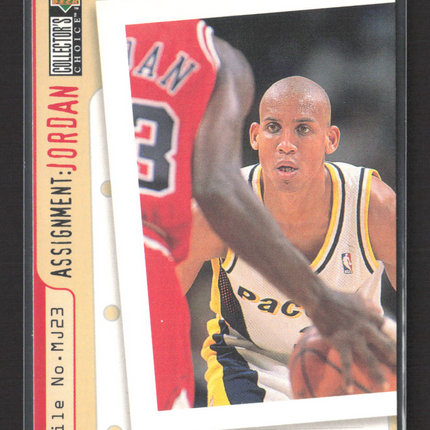 1996 Upper Deck Collector's Choice Jordan Michael Jordan Reggie Miller #MJ23