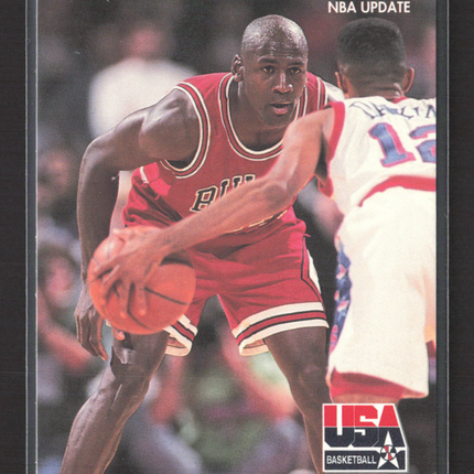 1992 SkyBox USA Basketball NBA Update Michael Jordan #37