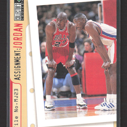 1996 Upper Deck Collector's Choice Michael Jordan Joe Dumars #363