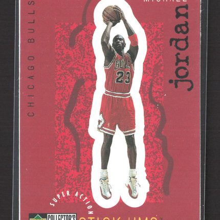 1997 Upper Deck Collector's Choice Stick-Ums Michael Jordan #S30