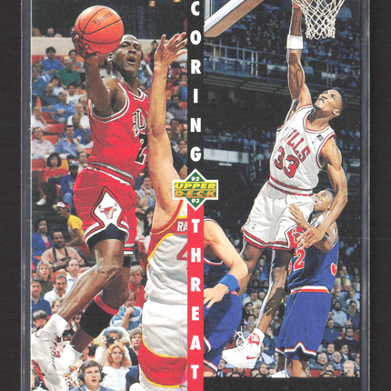1992 Upper Deck Michael Jordan Scottie Pippen #62