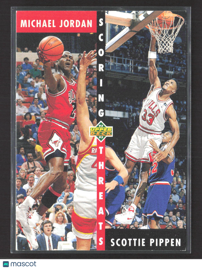1992 Upper Deck Michael Jordan Scottie Pippen #62