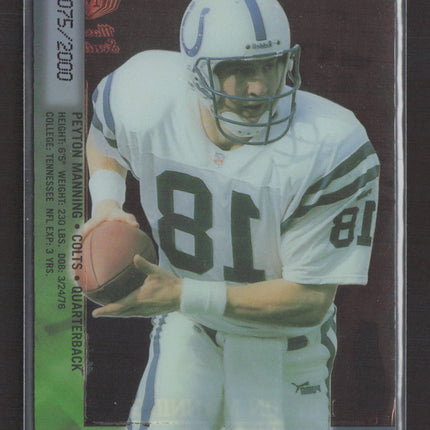 2000 Collector's Edge Masters Sentinels Peyton Manning #S11