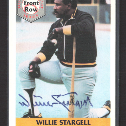1992 Front Row All-Time Great Series Willie Stargell #1 Auto