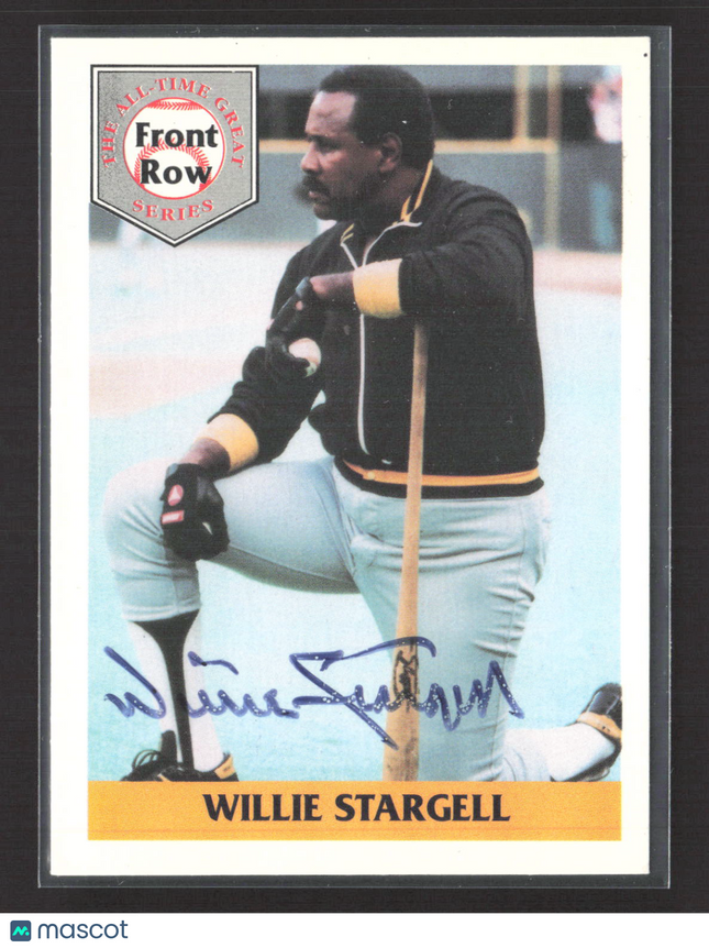 1992 Front Row All-Time Great Series Willie Stargell #1 Auto