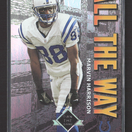 2001 Topps Own the Game Marvin Harrison #AW1
